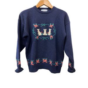 Vintage Sweater designed by Dean of Scotland Wool Grandpa Pullover